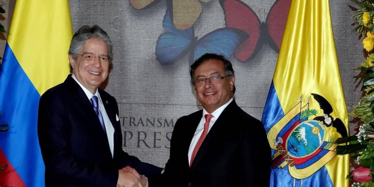 El presidente Lasso se reunió con el mandatario electo de Colombia, Gustavo Petro