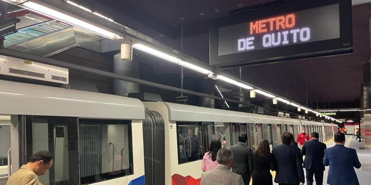 Metro de Quito: desde el 5 de enero comenzarán los viajes de formación en trenes