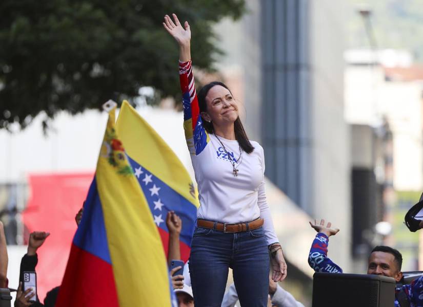 Foto de archivo de la líder antichavista María Corina Machado. Foto de archivo de la líder antichavista María Corina Machado.