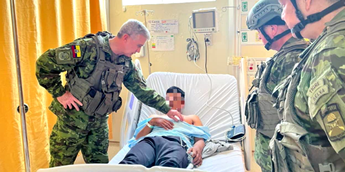 Dos de los tres militares heridos en la emboscada en Sucumbíos recibieron el alta hospitalaria