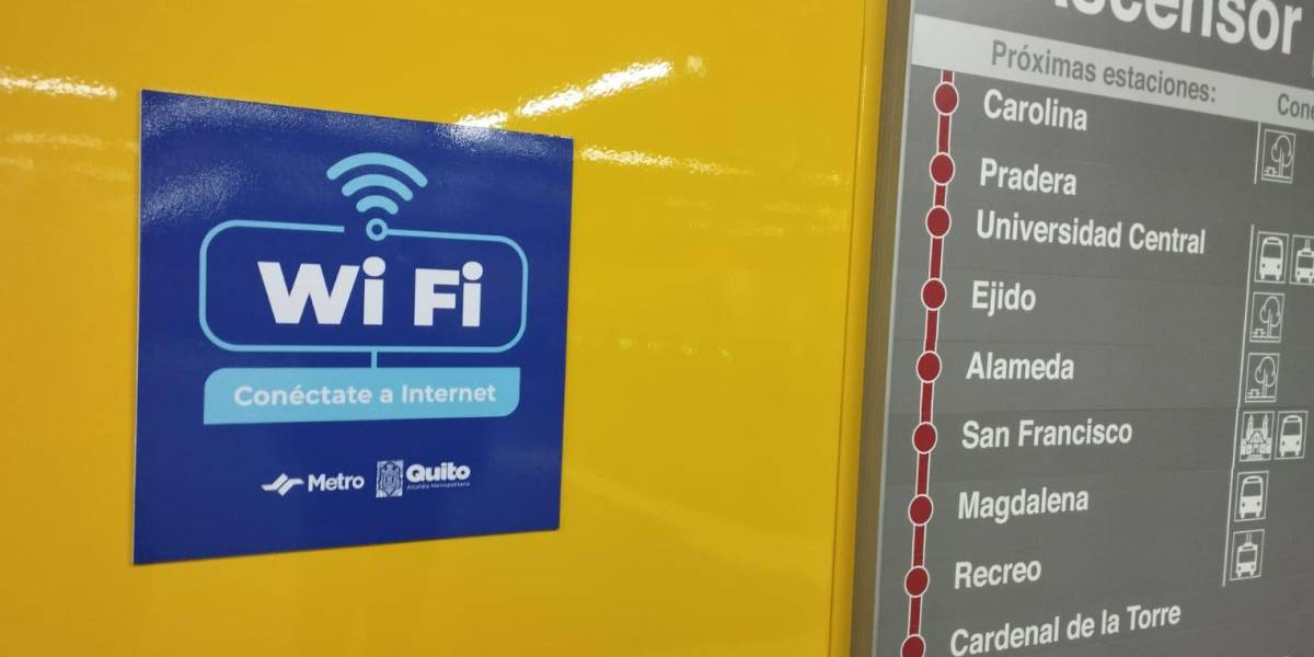 Metro de Quito: en 45 días se contará con Wifi en las 15 estaciones