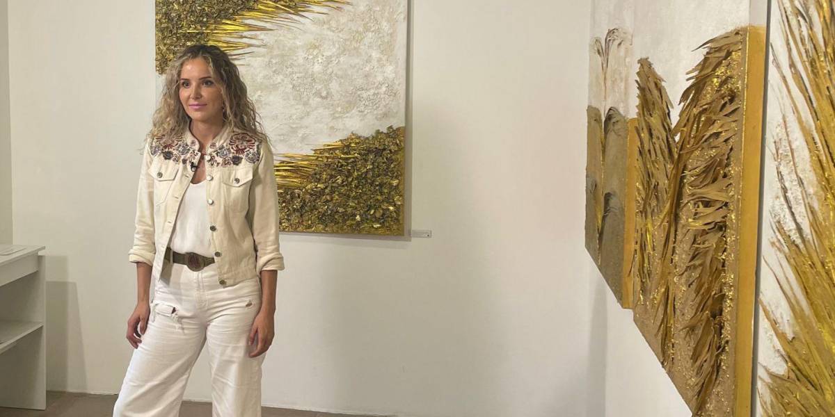Ana Liz Cordero, la artista cuencana que brilla con su arte en Dubái