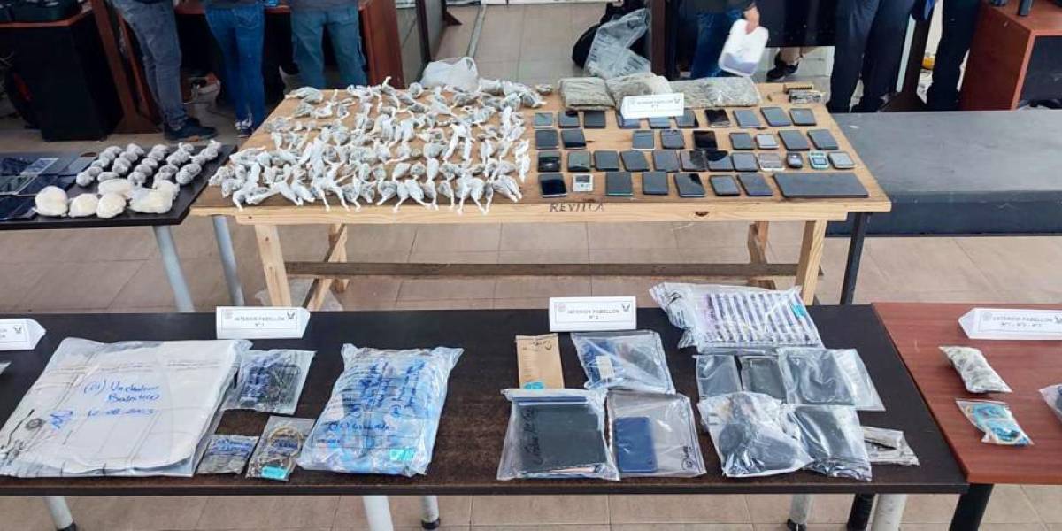 Crisis carcelaria Ecuador: droga, municiones, juegos pirotécnicos y electrodomésticos se hallaron en la cárcel Regional de Guayaquil