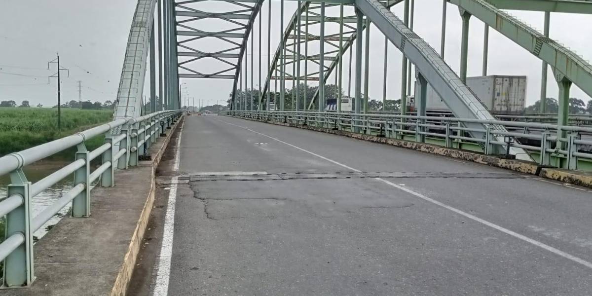 El puente gemelo se cerrará en sentido Babahoyo-Guayaquil