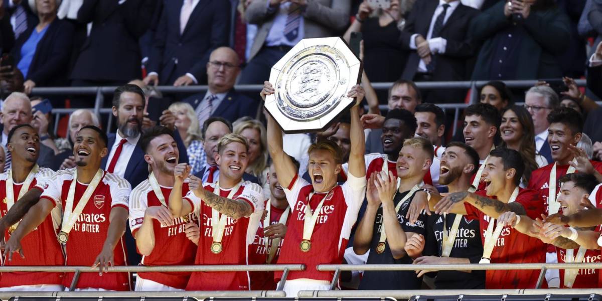 Arsenal quedó campeón de la Community Shield tras vencer al Manchester City en penales