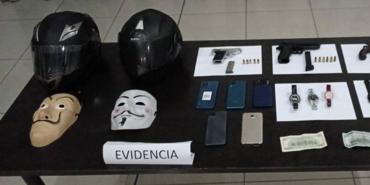 Inseguridad en Quito: ladrones utilizaban máscaras de la serie 'La casa de papel' para asaltos