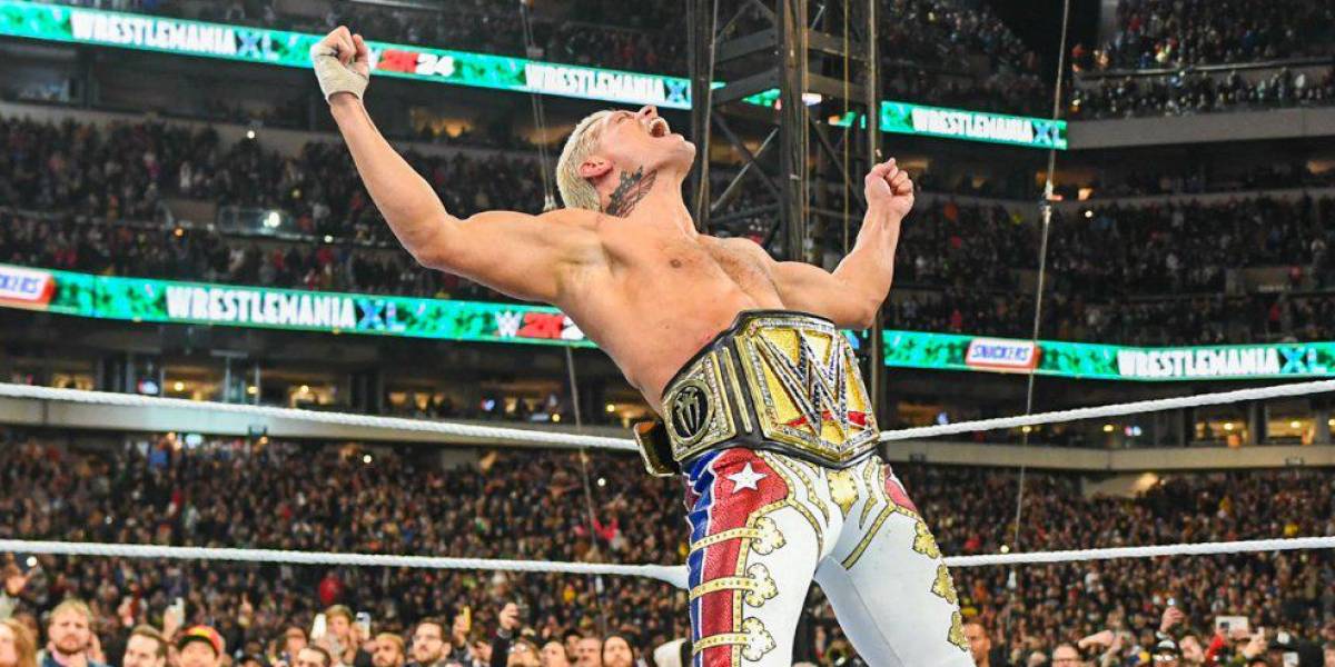 Cody Rhodes se corona como el nuevo Campeón Universal Indiscutible de WWE en WrestleMania 40