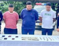 Tres presuntos terroristas fueron detenidos en Manabí.
