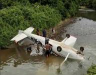 La avioneta sufrió un accidente en la Amazonía