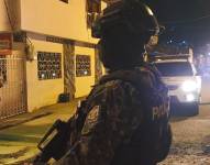 La Policía Nacional desplegó uniformados de las unidades especiales en las zonas conflictivas.