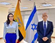 Reunión entre la Vicepresidencia de Ecuador con el Embajador de Israel, Tzach Sarid.