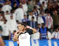 Gonzalo Plata celebra un gol con el Al Sadd