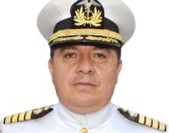 Imagen del capitán de navío, Andrés Pazmiño Manrique, nuevo director del Inocar.
