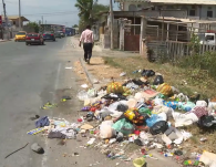 Playas atraviesa una crisis sanitaria por la falta de recolección de desechos
