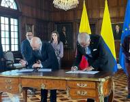 Los gobiernos de Colombia y Ecuador firmaron este miércoles en Bogotá un memorando de entendimiento .