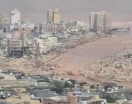 El nororiente de Libia tras el paso del destructivo ciclón Daniel