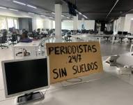 Los periodistas de diario El Comercio no han recibido sus salarios en los últimos cuatro meses.