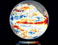 Efecto de El Niño en el Pacífico en 2023COPERNICUS SENTINEL/NASA20/6/2023
