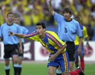 Jaime Iván Kaviedes anotó el gol de Ecuador para acceder a su primer Mundial