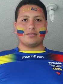 El look futbolero de los hinchas ecuatorianos