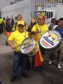 Así se vive el ambiente previo al partido Ecuador vs Bolivia