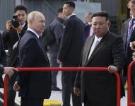 El presidente de Rusia, Vladímir Putin, y el líder supremo de la República Popular Democrática de Corea, Kim Jong-un