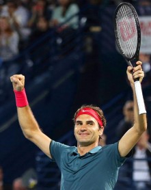 Federer volvió a sonreír en Dubai