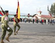 Ceremonia militar de acuartelamiento de la Leva 2005 primera llamada.