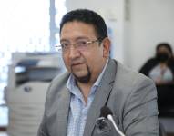 El legislador Virgilio Saquicela fue separado hoy de la bancada de Acuerdo Nacional este 7 de abril del 2022.