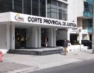 Fachada de la Corte Provincial de Justicia de Pichincha