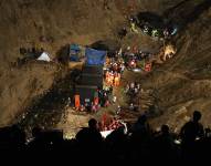 Rescate de mineros en Perú