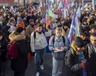 Cientos de miles de personas salieron a las calles de las principales ciudades de Francia el pasado jueves 19 de enero en una huelga general para protestar contra la reforma de pensiones impulsada por el Gobierno