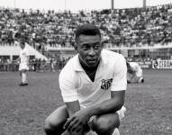 Pelé, leyenda del fútbol brasileño.