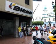 Oficinas del Biess en Pedro Carbo y 9 de Octubre, en el centro de Guayaquil