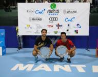 Los tenistas ecuatorianos Roberto Quiroz y Gonzalo Escobar