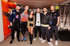Lionel Messi acudió al concierto de Coldplay