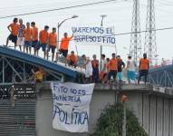 Presos en Cárcel Regional de Guayaquil piden el retorno de Aldolfo Macías Fito (líder de la banda criminal Los Choneros).