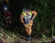Francisco Pinto en una carrera de Trail