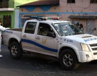 Guayaquil, martes 01 de noviembre del 2022 En el sector de la Maria Piedad en el Centro del cantón Durán, dos miembros de la Policia Nacional fueron asesinados mediante disparos.