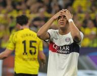 Kylian Mbappé se lamenta de la derrota del PSG ante el Borussia Dortmund por la Champions.
