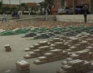 Fueron decomisadas más de 8 toneladas de droga en Guayas