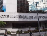 Fachada de la Corte Nacional de Justicia, en Quito