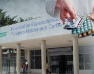 Escasez de medicamentos en hospitales del IESS en Guayaquil. Arte: Jhosue Vite/Ecuavisa