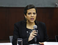 María Paula Romo asumió el Ministerio de Gobierno (antes Min. del Interior) en agosto de 2018. Foto: API