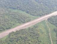 Narcopista encontrada en Balzar, Guayas, tenía un terreno de 1.500 metros de largo