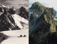 Nevado Humboldt antes y después