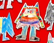Estos monstruos de colores fueron dibujados por niños migrantes en la frontera entre México y EE.UU.