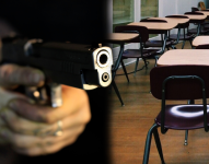 26 casos de extorsiones y tenencia de armas de fuego al interior de colegios en Ecuador se han registrado desde el 2019