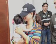 Agentes de la Unidad Antisecuestro y Extorsión de la Policía recuperaron al bebé que fue secuestrado el 28 de agosto de 2022 en Durán, Guayas.