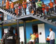 Privados de la libertad en una cárcel de Ecuador